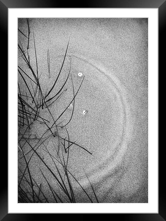 SAND PATTERNS Framed Mounted Print by Anthony R Dudley (LRPS)