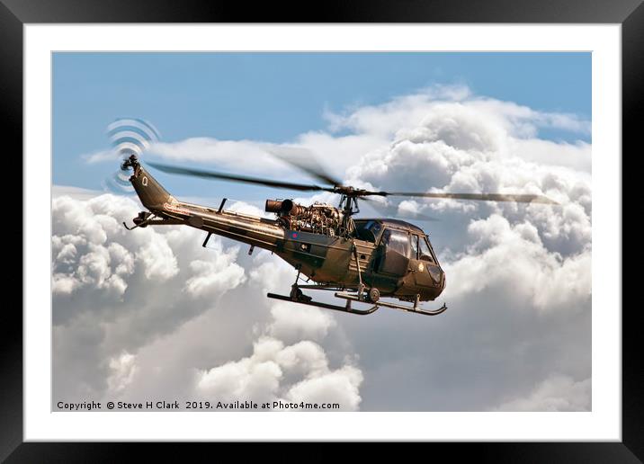 Westland Scout Framed Mounted Print by Steve H Clark