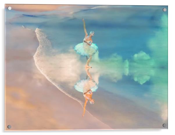 Dance of the Ballerina Acrylic by Beryl Curran