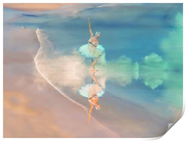 Dance of the Ballerina Print by Beryl Curran