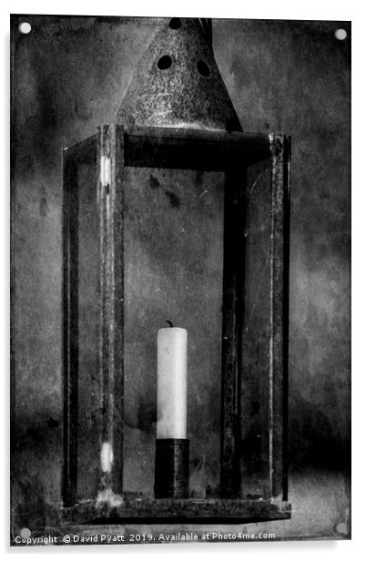 Vintage Lamp  Acrylic by David Pyatt