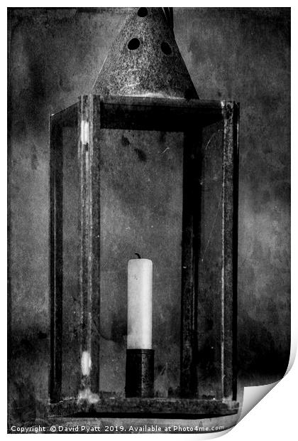 Vintage Lamp  Print by David Pyatt