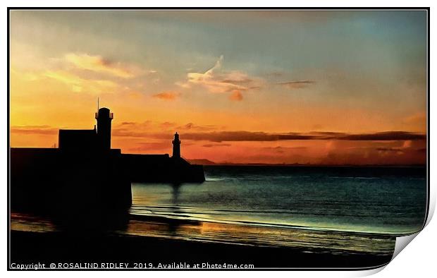 "Sunset at Whitehaven" Print by ROS RIDLEY