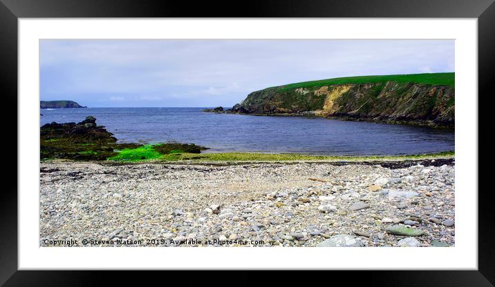 The Wick of Whallene Framed Mounted Print by Steven Watson