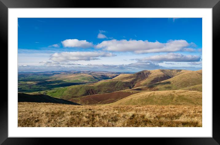 Howgill Fells, Yorkshire. Framed Mounted Print by Colin Allen