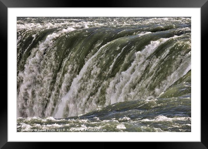 Horseshoe Falls Canada Framed Mounted Print by David Pyatt