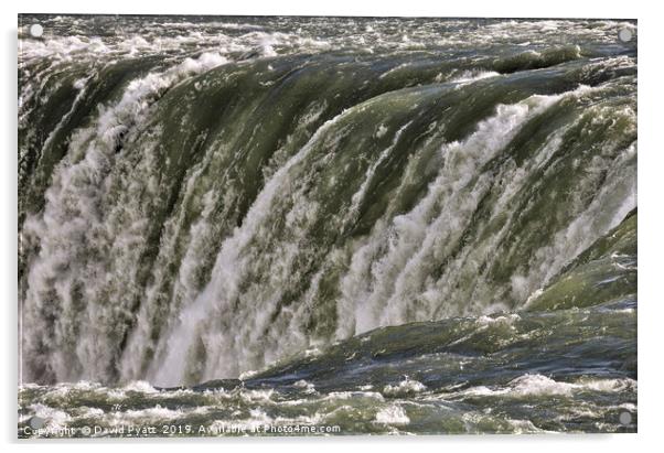Horseshoe Falls Canada Acrylic by David Pyatt