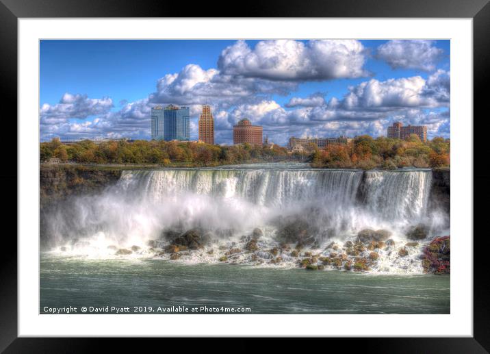 Niagara Falls Canada Framed Mounted Print by David Pyatt