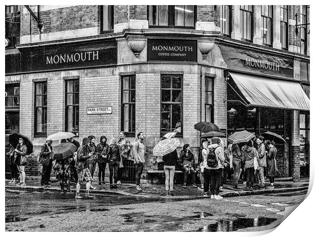 Monmouth Coffee Company Print by Darryl Brooks