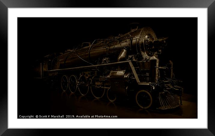 KF 607 600 Series China Railways Framed Mounted Print by Scott K Marshall