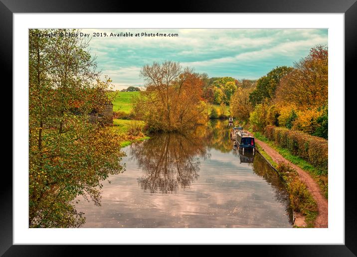 Autumn by Stockers Lock Framed Mounted Print by Chris Day