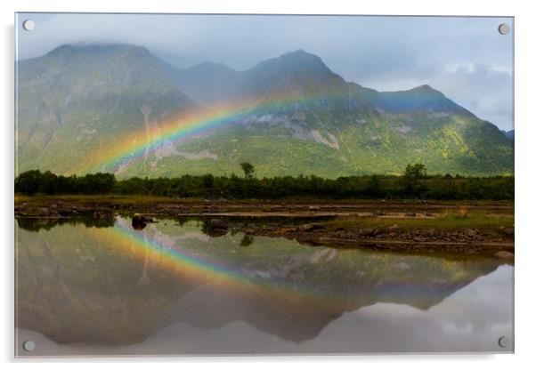 Vesteralen rainbow Acrylic by Thomas Schaeffer