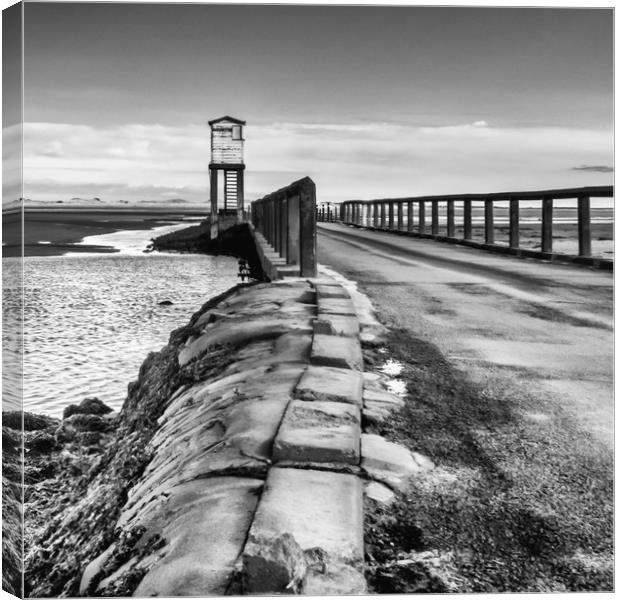 The Island Causeway Canvas Print by Naylor's Photography