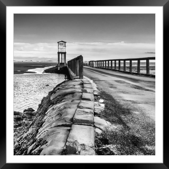 The Island Causeway Framed Mounted Print by Naylor's Photography
