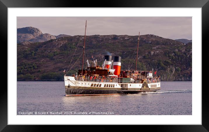 Waverley slowing Down Framed Mounted Print by Scott K Marshall