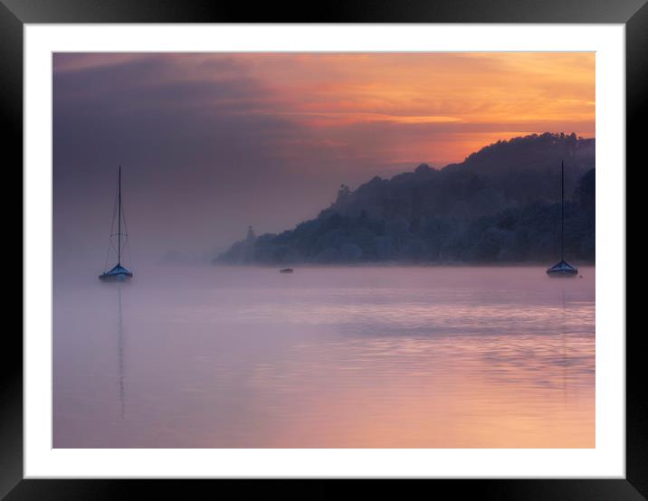 Bala Lake also known as Lake Bala and by the Welsh Framed Mounted Print by Rory Trappe