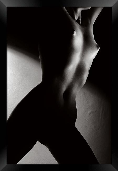 Nude fine art 4 Framed Print by Johan Swanepoel