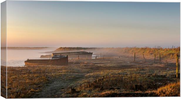 Orford Quay at Sunrise Canvas Print by Robbie Spencer