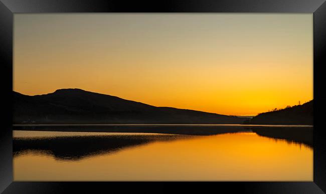 Winter Sunset on Loch Fyne Framed Print by Rich Fotografi 