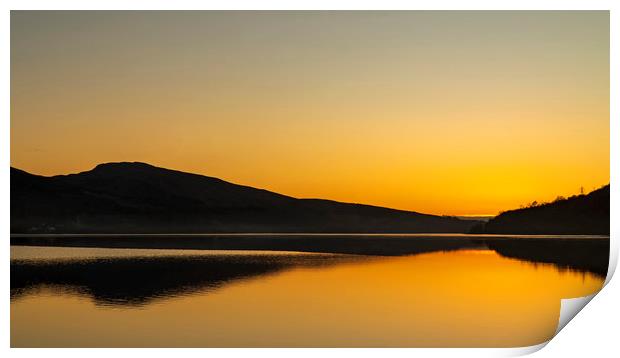 Winter Sunset on Loch Fyne Print by Rich Fotografi 
