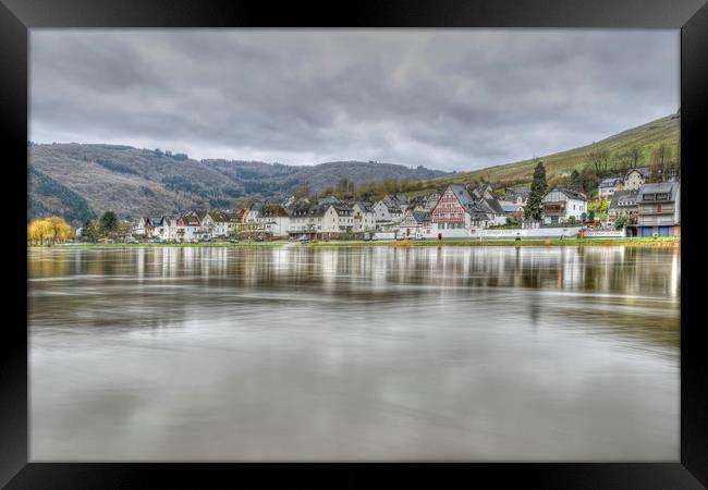 Across the Moselle Framed Print by Valerie Paterson