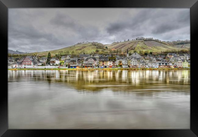 Across the Moselle Framed Print by Valerie Paterson