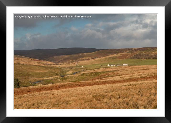 Winter Sun on Middle End Farm after Storm Atiyah Framed Mounted Print by Richard Laidler