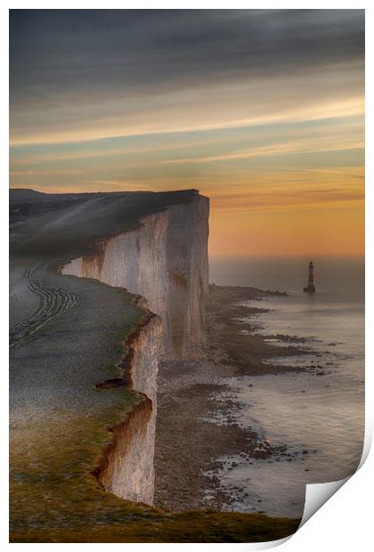 Beautiful Beachy Head Sunrise Print by Phil Clements