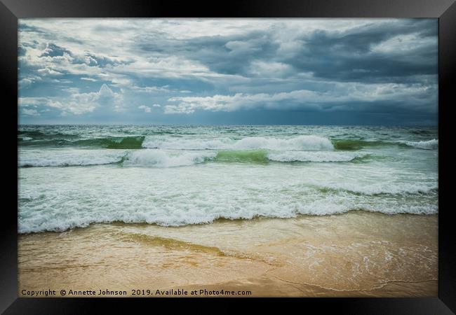 The storm is here Framed Print by Annette Johnson