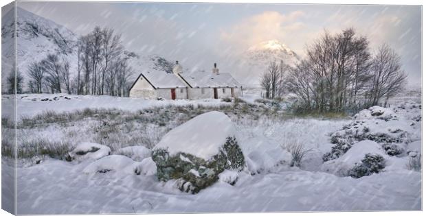 Snowy Glencoe Canvas Print by JC studios LRPS ARPS