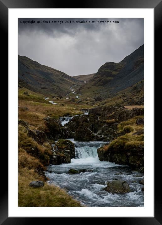 The Enchanting Honister Pass Framed Mounted Print by John Hastings