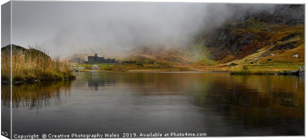 Cwmorthin Slate Quarry, Blaenau Ffestiniog, Snowdo Canvas Print by Creative Photography Wales