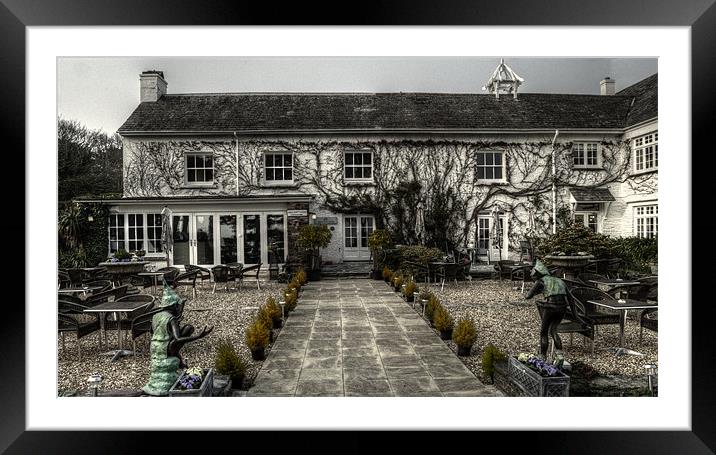 A Cornish Country House Hotel Framed Mounted Print by Rob Hawkins