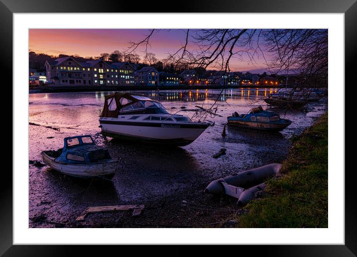 Down by the river Framed Mounted Print by Michael Brookes