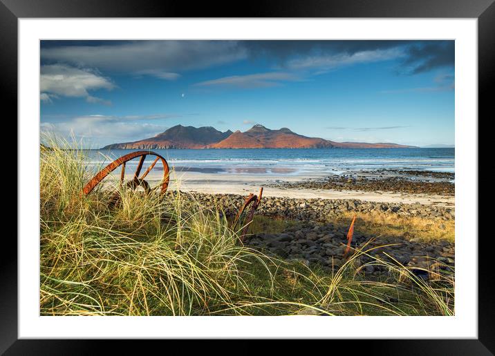 Rust Sand and Sea Framed Mounted Print by John Finney