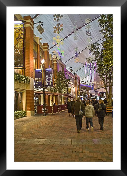 Day out at the O2 Arena Framed Mounted Print by Brian Beckett