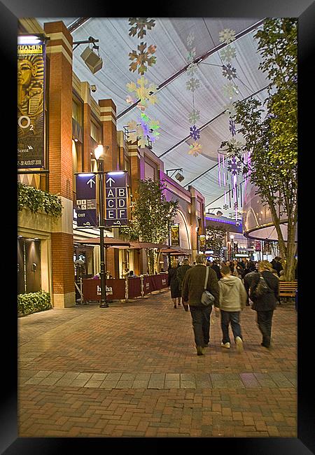 Day out at the O2 Arena Framed Print by Brian Beckett