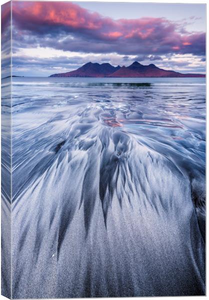 Isle of Rum sunrise Canvas Print by John Finney