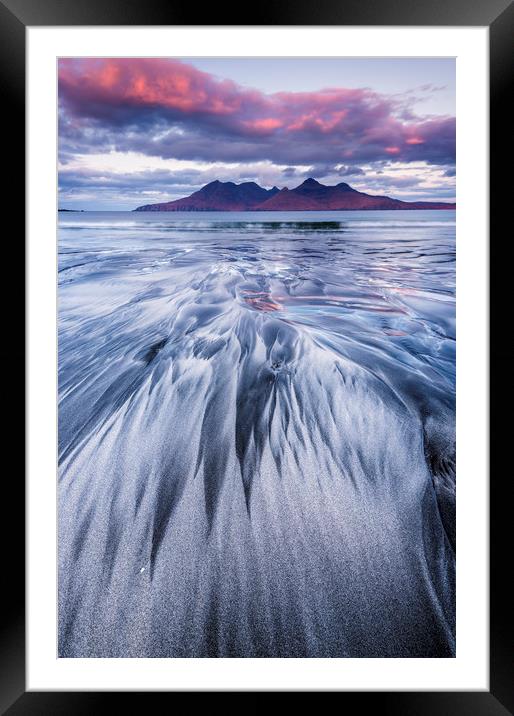 Isle of Rum sunrise Framed Mounted Print by John Finney