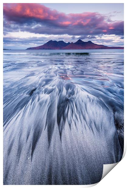 Isle of Rum sunrise Print by John Finney