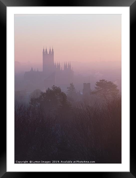 Canterbury at dawn Framed Mounted Print by Wayne Lytton