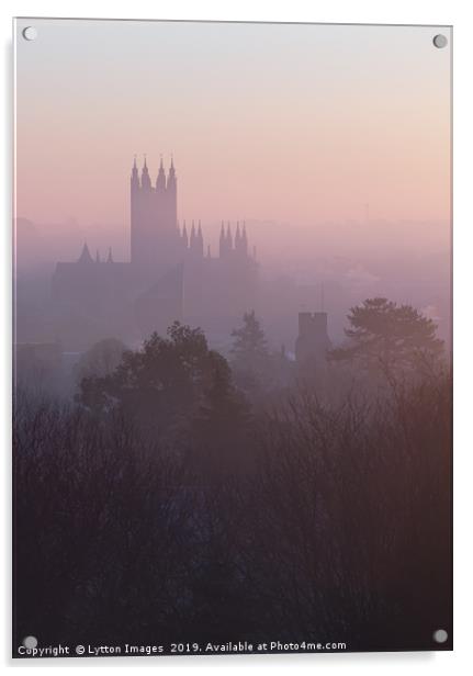 Canterbury at dawn Acrylic by Wayne Lytton