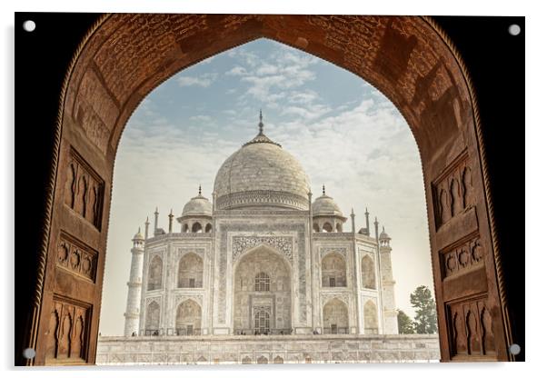 The Taj Mahal Acrylic by Thomas Herzog