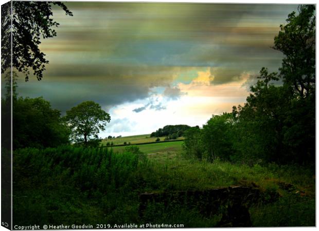 Incoming Storm Canvas Print by Heather Goodwin