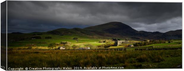 Ynyspandy Slate Mill, Snowdonia National Park Canvas Print by Creative Photography Wales