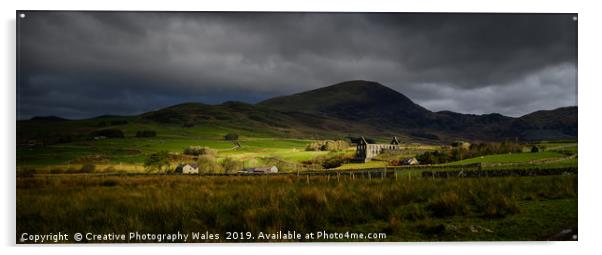 Ynyspandy Slate Mill, Snowdonia National Park Acrylic by Creative Photography Wales