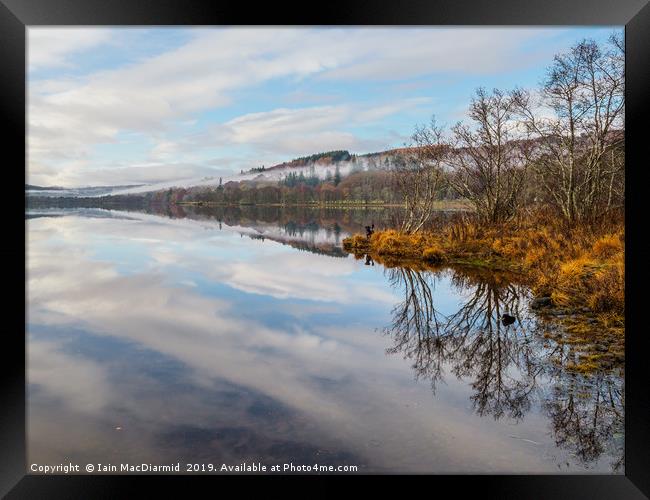 Loch Meiklie After the Rain Framed Print by Iain MacDiarmid
