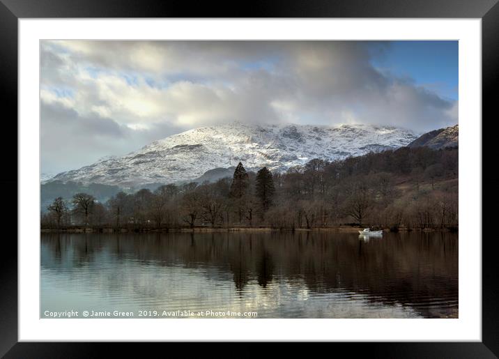 Coniston Old Man Framed Mounted Print by Jamie Green