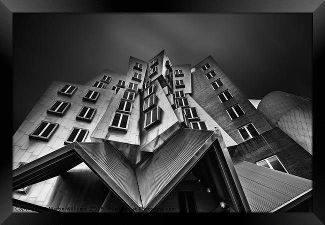 The Ray and Maria Stata Center, MIT Framed Print by Martin Williams