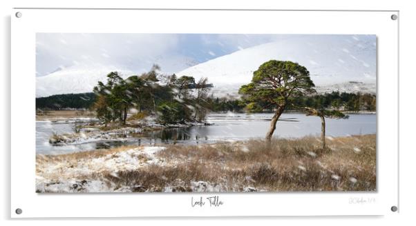 Loch Tulla in winter coat Acrylic by JC studios LRPS ARPS